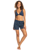 Roxy Women's Standard Sea 5" Boardshorts, Mood Indigo 241 Exc